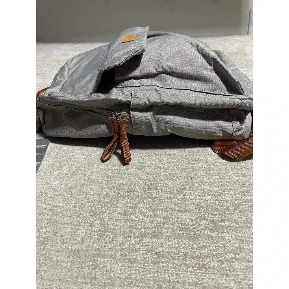 Gray Backpack Luxury Large Pockets Straps School Book Bag
